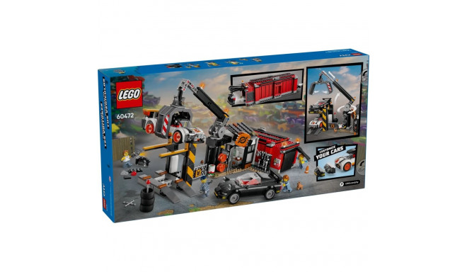 Construction Set - LEGO CITY 60472 Scrapyard with Cars LEGO CITY 60472 Scrapyard with Cars - Multi-C