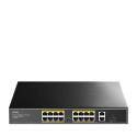 Network Switch - Cudy FS1018PS1 18-Port PoE Fast Ethernet Grey