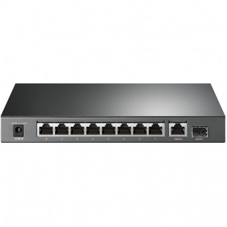10-Port Switch - TP-Link TL-SG1008P 8-Port PoE+ Metal Grey