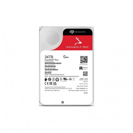 HDD - Seagate IronWolf Pro 24TB 7200RPM 512MB SATA III