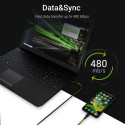 Lightning Cable - Green Cell KABGC05 1.2m USB A Black