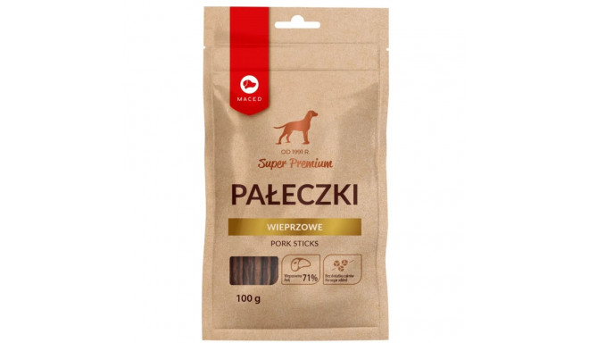 Dog Treat - MACED Pork Sticks 100g Chewable Natural