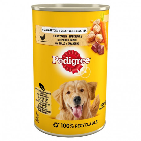 Dog Food - Pedigree Chicken & Carrot In Jelly 400g
