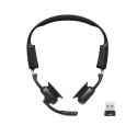 Wireless Headset - SHOKZ OpenMeet UC Bluetooth Bone Conduction Videoconferencing with USB-A Adapter