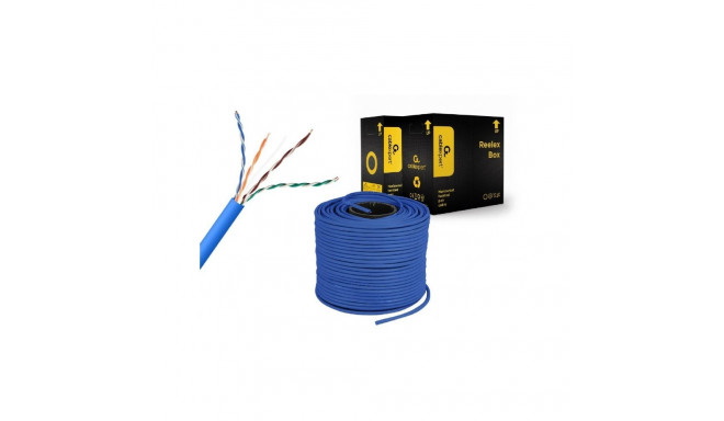 LAN Cable - Gembird UPC-5004E-SOL, Solid, 305 m, Blue