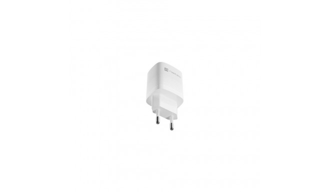 Charger - NATEC RIBERA GAN 30W USB-A + USB-C Fast Charger White