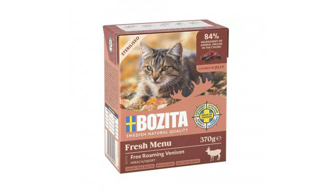 Cat Food - BOZITA Fresh Menu Sterilised Venison Wet 370g