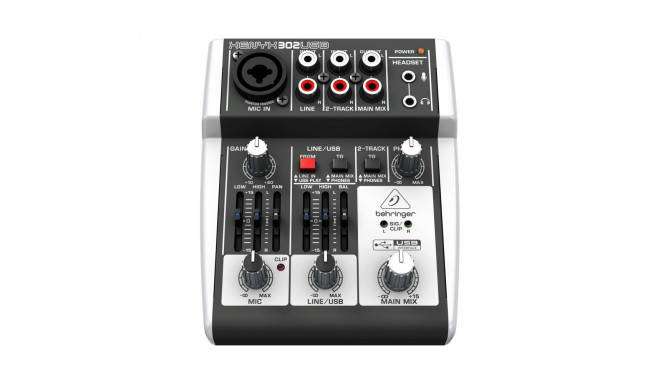 Audio Mixer - Behringer X302usb 5 Channels