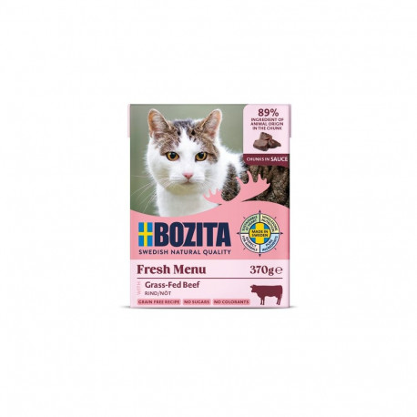 Cat Food - BOZITA Beef in Sauce Wet Food for Cats 370g Grain-Free
