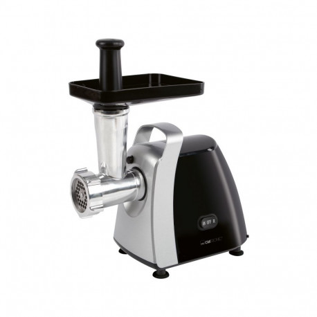 Meat Grinder - CompactPower 1000 Watt Stainless Steel Blade with Nozzles Black, White