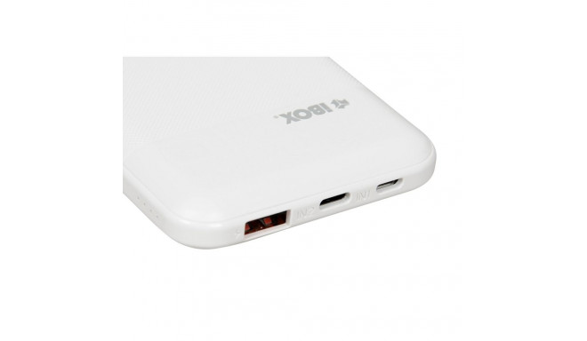 Power Bank - iBox IPB10 10000mAh Quick Charge 3.0 Power Delivery 3.0 White