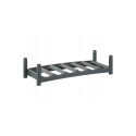 Tabletop Wine Rack - Rotho VARIO 6 Bottles Grey