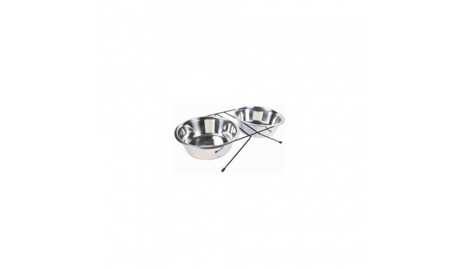 Pet Feeder - Trixe Combination Feeder & Waterer 2x1.8l