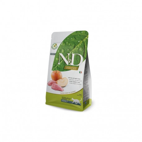 Cat Food - Farmina N&d Prime Cat Wild Boar & Apple Adult 5kg