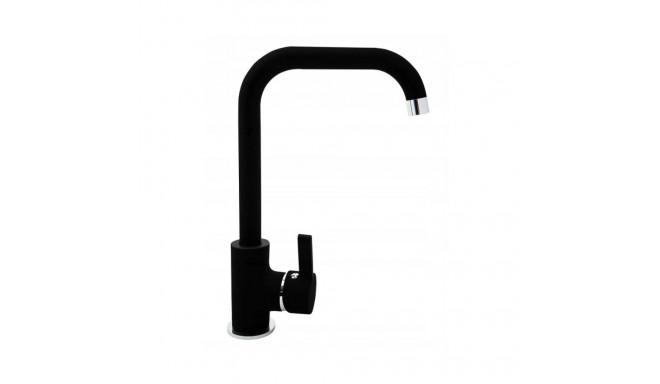 Kitchen Mixer - Pyramis Silvio 090935801 Rotating Spout Black
