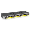 Switch - Netgear Gs116pp 10/100/1000 PoE Black