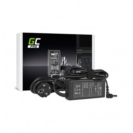 Power Adapter - Green Cell AD01P 60W for Acer Laptops Black
