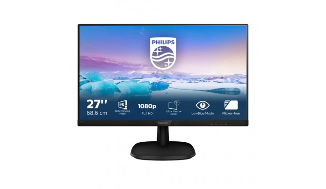 Monitor - Philips V Line Full HD 27" Black Philips V Line 27" Full HD LCD Monitor 273V7QDSB/00 Black