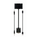 Video Adapter - Gembird A-VGA-HDMI-02 - 0.15 m - Black