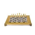 Manopoulos Classic Metal Staunton Chess Set 28x28cm With Pieces