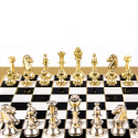 Manopoulos Classic Metal Staunton Chess Set 28x28cm With Pieces