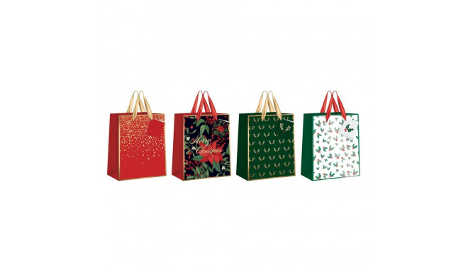Kinkekott Christmas  M 26,5 x 33 x 13cm assortii, Interdruk