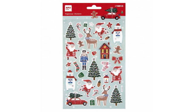 Kleepsud kaunistamiseks Christmas Ski, 33 tk, Apli