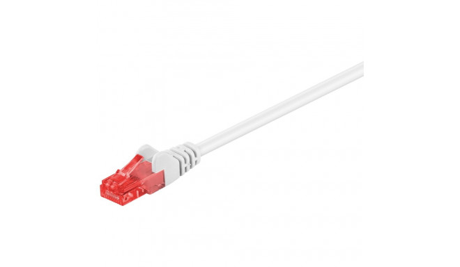 Võrgukaabel RJ45 Cat6 UTP 1.0m, valge, CCA