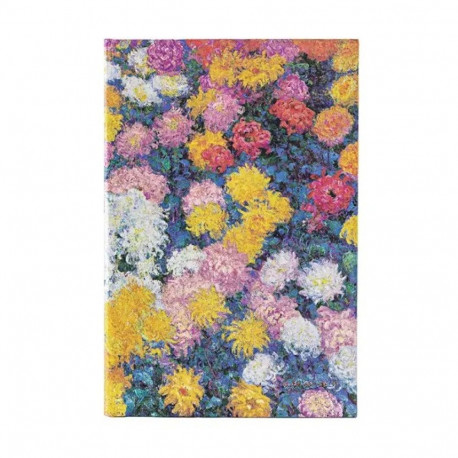 Märkmik Paperblanks Monet’s Chrysanthemums Midi valge sisu