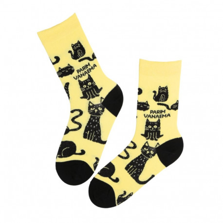 SOKISAHTEL PARIM VANAEMA kassidega puuvillased sokid ELLE 444