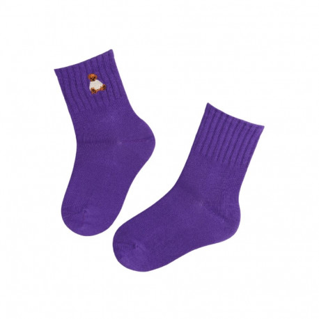 SOKISAHTEL NAIMA lillad puuvillased karuga sokid lastele 439