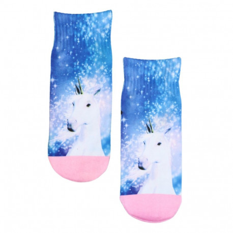 SOKISAHTEL PRINT ükssarviku pildiga prinditud sokid lastele 438, 439, 443
