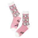 SOKISAHTEL CAT LOVER roosad sokid naistele 444