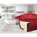 Chef & Cook malmpott 4,85L sinine CC-5526