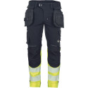 Cerva Neurum Nordics stretch vööpüksid ripptaskutega must Hi-Vis kollane 48
