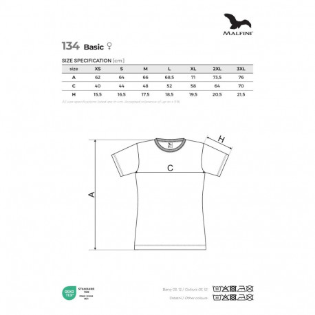 Adler Basic naiste T-särk 134 ebon grey L