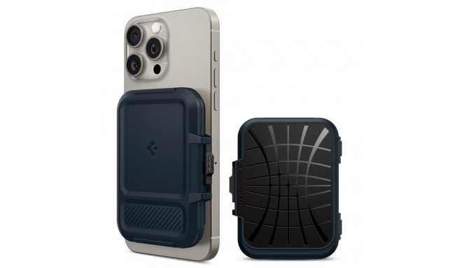 SPIGEN LOCK FIT MAGSAFE UNIVERSAL MAGNETIC CARD HOLDER METAL SLATE