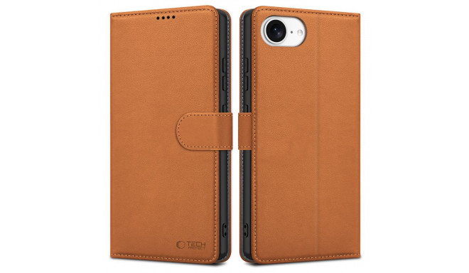 TECH-PROTECT WALLET IPHONE 16E SADDLE BROWN