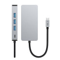 TECH-PROTECT HB05 HUB ADAPTER 9IN1 TYPE-C + USB2.0 + USB3.0 + HDMI 4K 60HZ + SD/TF + PD100W + RJ45 1