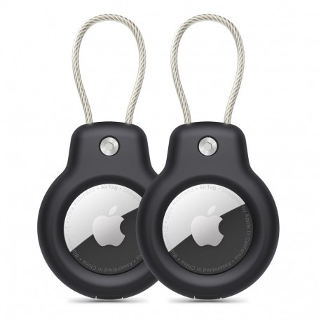 TECH-PROTECT ROUGH VEIN 2-PACK APPLE AIRTAG 1 / 2 BLACK