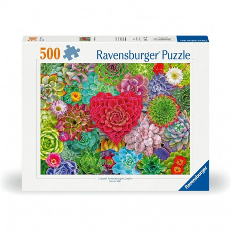 Ravensburger pusle 500 tk: sukulentide armastus