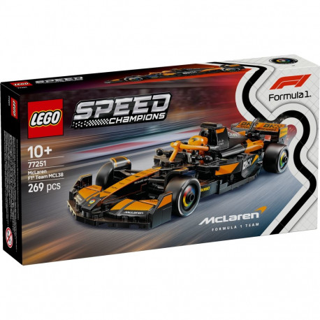 LEGO Speed Champions McLaren F1 Team MCL38 võidusõiduauto