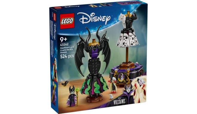 LEGO Disney Maleficenti ja Cruella De Vili kleidid