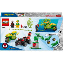 LEGO Spidey Spini ja Electro dinosaurusesõidukite tagaajamine LEGO Spidey Spini ja Electro dinosaurusesõidukite tagaajamine