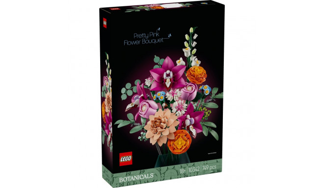 LEGO Botanicals Ilus roosa lillekimp