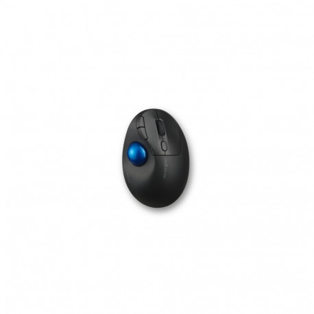 Kensington ProFit Ergo TB450 Trackball Wireless Mouse, RF Wireless + Bluetooth, 1600 DPI, Black/Blue