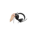 Kensington H2000 Wired Headset USB-C, Black