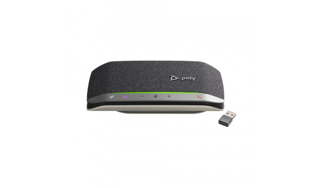 POLY Sync 20+ MS Teams Wireless Speakerphone, USB-A BT600, Silver