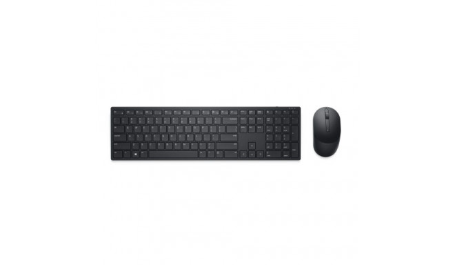 Dell Pro KM5221W Wireless Keyboard and Mouse, RF Wireless, US Int, Black