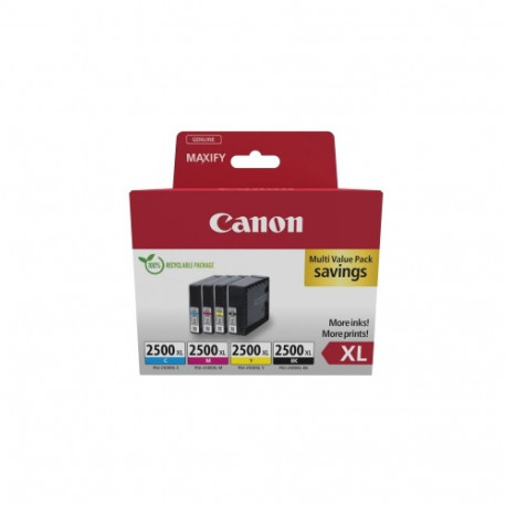 Canon PGI-2500XL (9254B010) Ink Cartridge Multipack, C/M/Y/BK